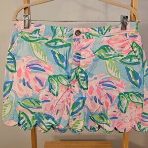 Lilly Pulitzer Totally Blossom Scalloped Skort